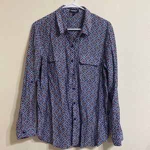 Express The City Shirt- Large button Up